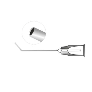 Air injection cannula visco irrigation