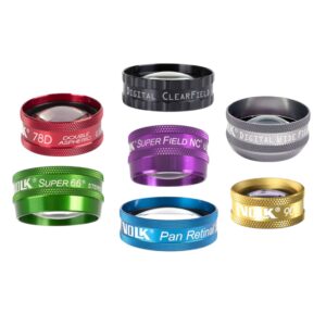Volk slit lamp lens